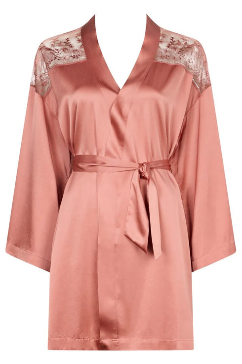 Aubade Midnight Whisper Silk kimono