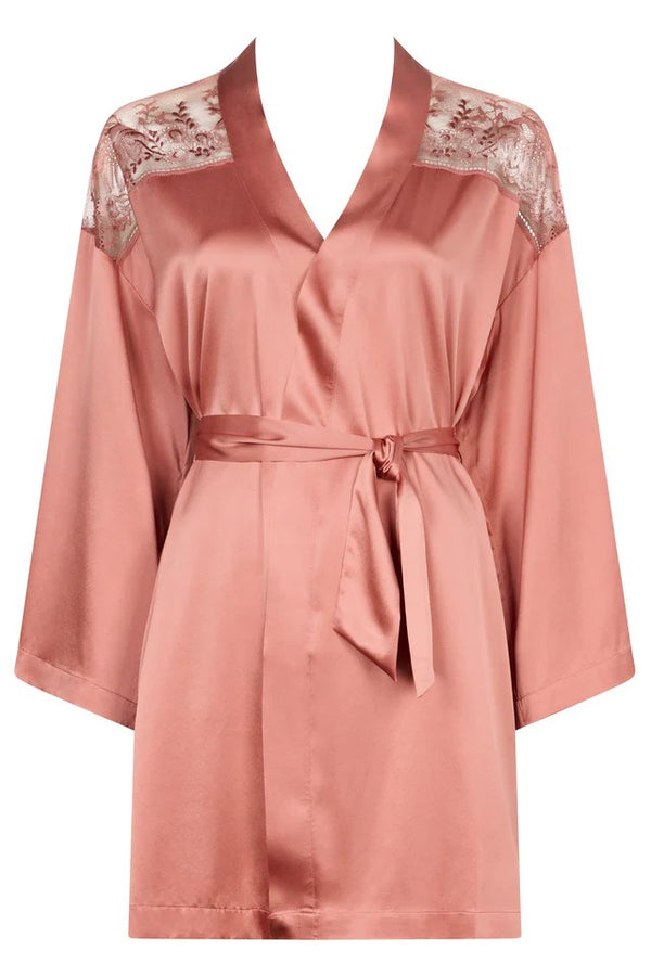 Aubade Midnight Whisper Silk kimono