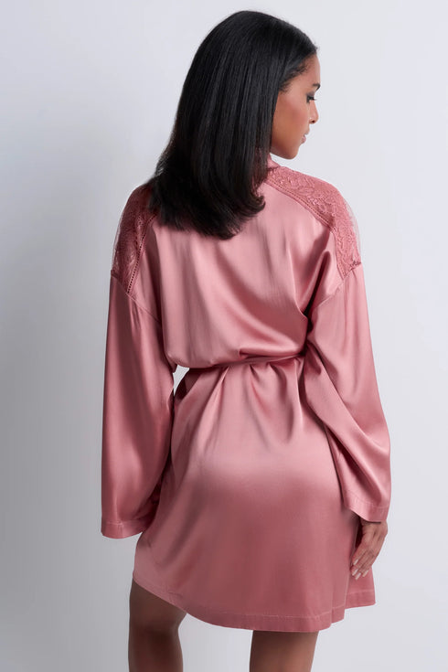 Aubade Midnight Whisper Silk kimono