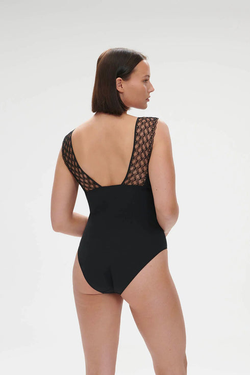 Simone Perele 1D5 Rose Body With Tanga