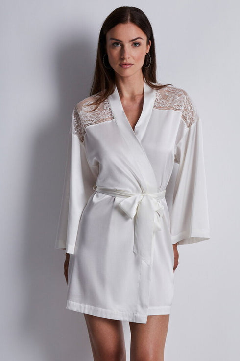 Aubade Midnight Whisper Silk kimono