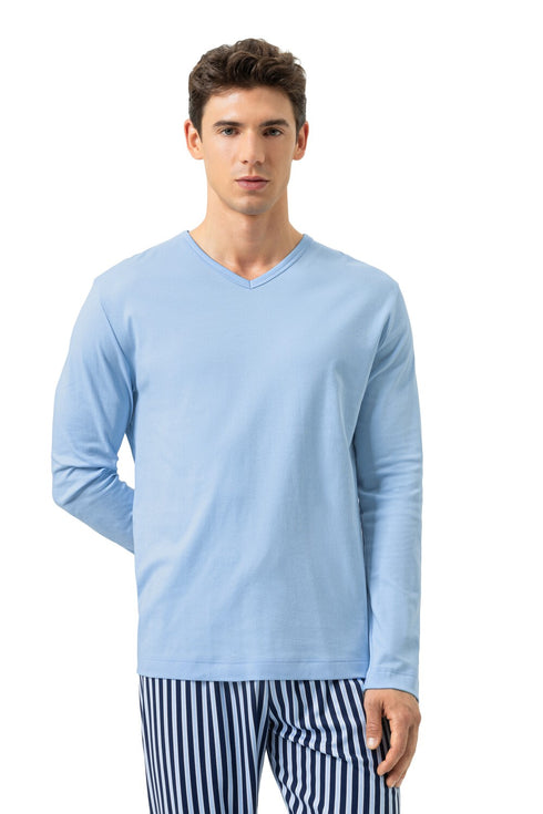 Mey Serie Solid Night T-shirt Long Sleeve