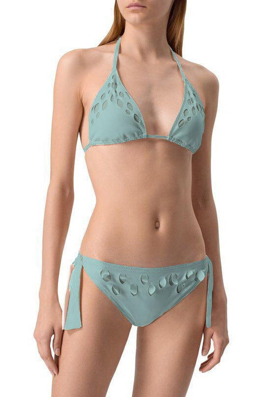 Shan Charlie-Rose Triangle Bikini Top