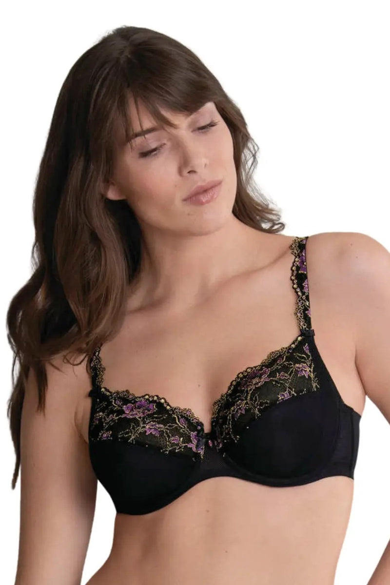Rosa Faia Colette Underwired Bra 001 BLACK buy for the best price