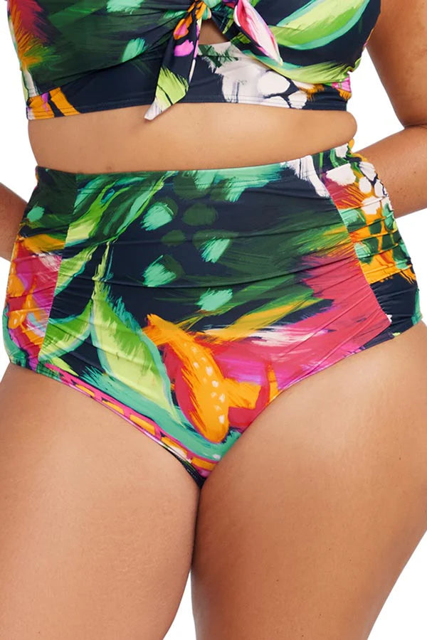 Artesands Chelona Raphael High Waist Ruched Swim Pant