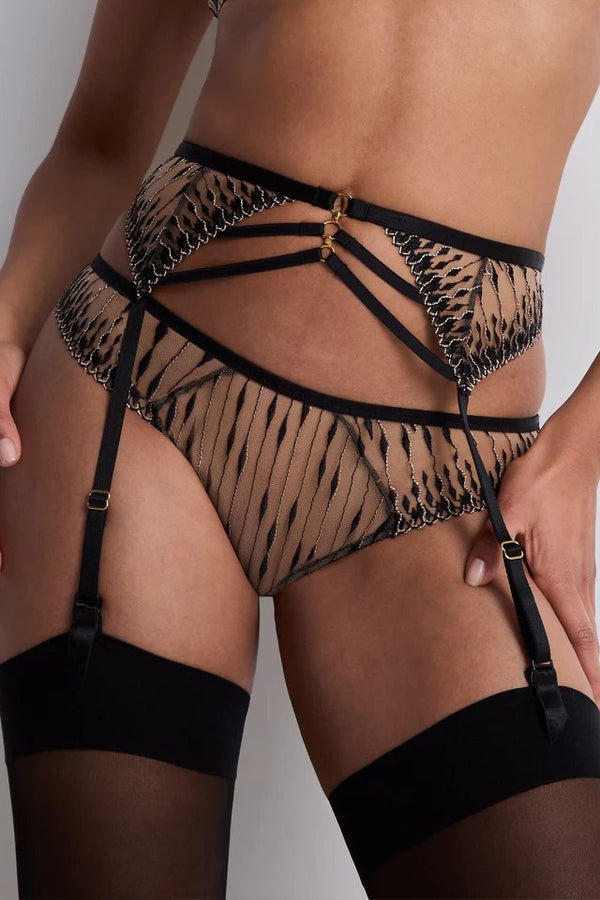 Aubade Voodoo Kiss Suspender belt