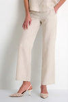 Shan Lina Linen & Lycra Blend Pants