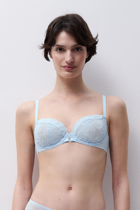 Chantelle Fleurs Lace Unlined Plunge Bra