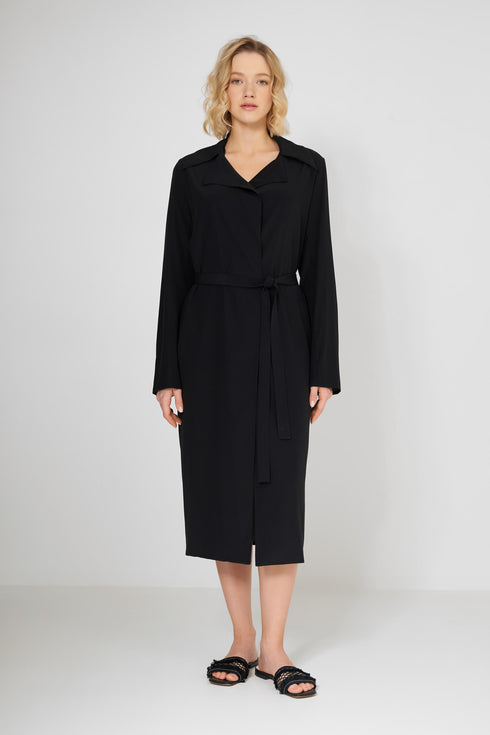 Shan Soie Long flowy blazer