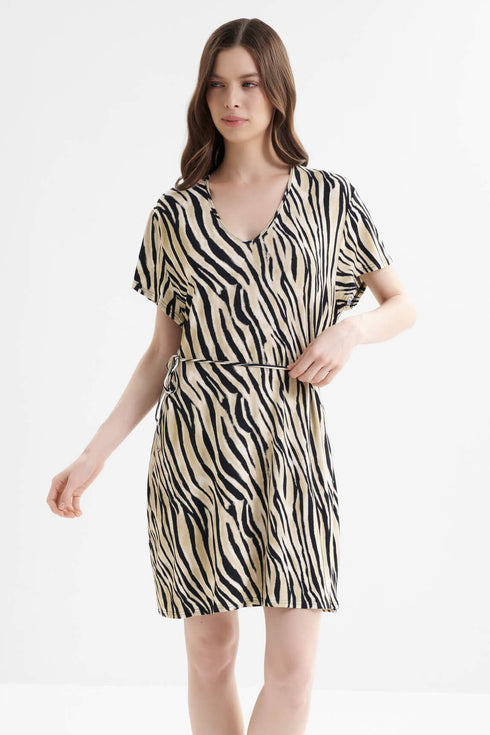 Antigel B49 La Tigre Blanc Tunic Beach Cover-up