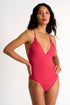 Cross Back One-Piece - 42420-06-320 4 / 320 Rasberry / 75% POLYAMIDE, 25% ELASTANE