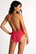 Cross Back One-Piece - 42420-06-320 4 / 320 Rasberry / 75% POLYAMIDE, 25% ELASTANE