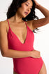 Cross Back One-Piece - 42420-06-320 4 / 320 Rasberry / 75% POLYAMIDE, 25% ELASTANE
