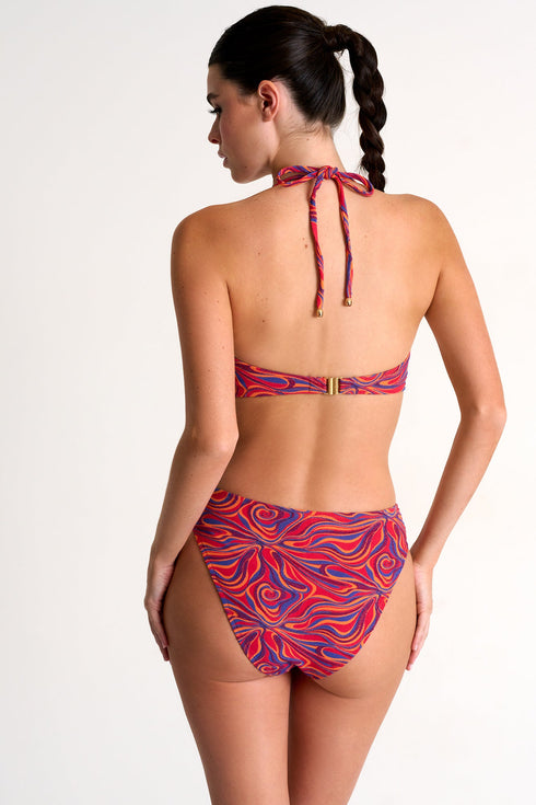 Shan Zoe Stylish Mid-Rise Bikini Bottom