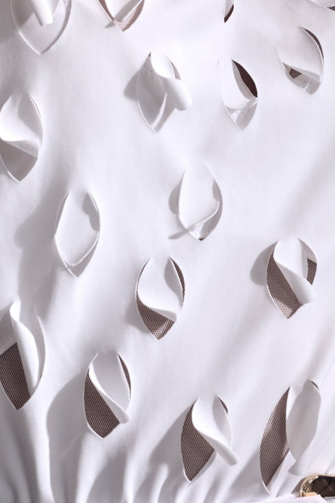 Shan Charlie-Rose Elegant One-Piece With Cut-Outs