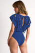 Shan Charlie-Rose Elegant One-Piece With Cut-Outs