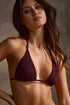 Shan Charlie-Rose Triangle Bikini Top