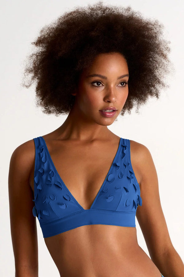 Shan Charlie-Rose Comfortable Triangle Bikini Top