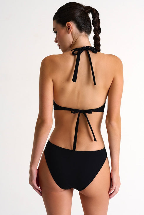 Cut Out One-Piece - 42483-12-800 04 / 800 Caviar / 75% POLYAMIDE, 25% ELASTANE