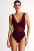 Shan Intemporel Deep V-Neck One-Piece