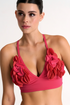 Shan Rose Comfortable triangle bikini top