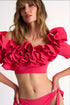 Shan Rose Off Shoulder One Of A Kind Hand-Made Top