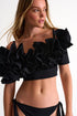 Shan Rose Off Shoulder One Of A Kind Hand-Made Top - 42495-29-800