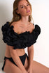 Shan Rose Off Shoulder One Of A Kind Hand-Made Top - 42495-29-800