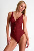Shan Classique Classic One-piece Swimsuit With Front Bow Detail