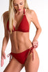 Classic Hip-Tied Bikini Bottom - 42510-31-200 04 / 200 Orange Paprika / 75% POLYAMIDE, 25% ELASTANE