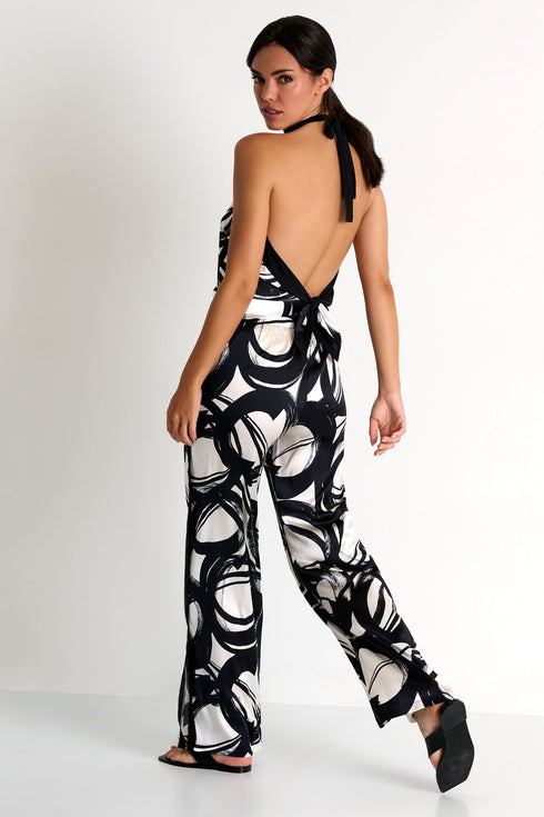 Straight-Leg Silk Pants 02 / 952 Luna