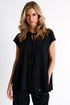 Silk Blouse With Boat Neckline 02 / 800 Black