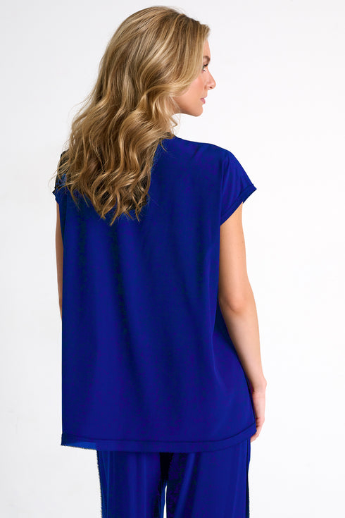 Shan Celine Silk Blouse With Boat Neckline