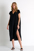 Shan Céline Silk dress with boat neckline