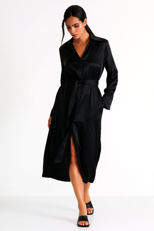 Shan Celine Long Silk Kimono