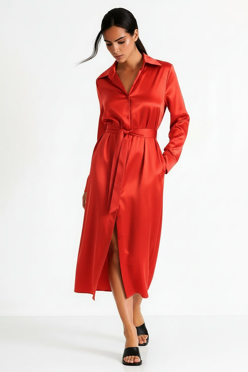 Shan Celine Long Silk Kimono