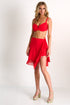 Shan Elisabeth Ruffle Mesh Wrap Pareo Skirt - 42530-46-300