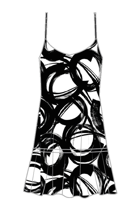 Shan Elisabeth Thin-Strapped Mini Lycra Dress