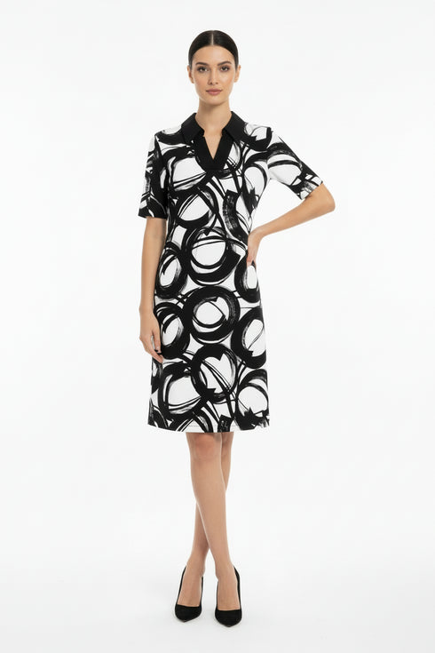 Shan Élisabeth Short sleeve lycra polo dress