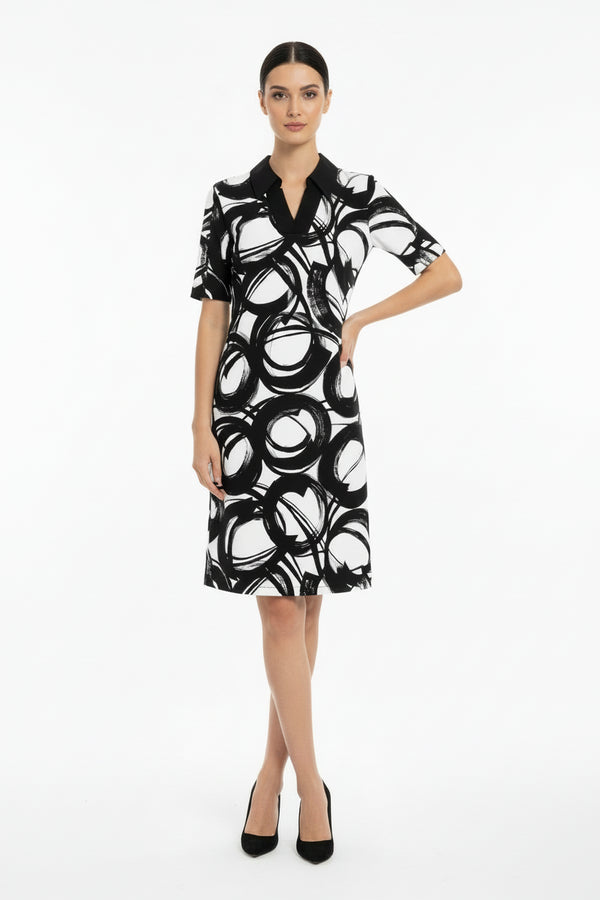 Shan Élisabeth Short sleeve lycra polo dress