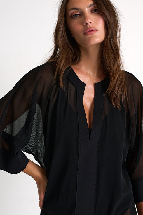 Shan Mia Mesh tunic - 42633-65-800