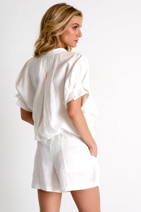 Shan Lina Linen Shorts