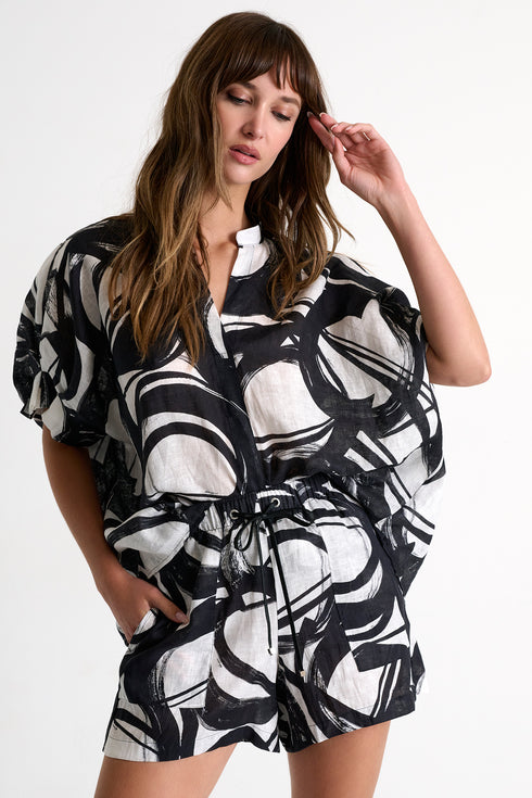 Shan Lina Linen Shorts