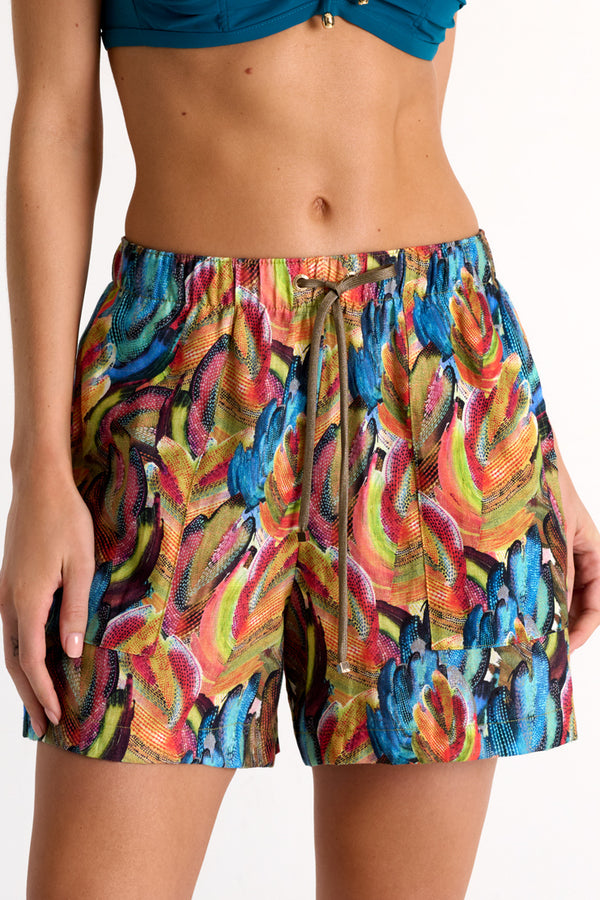 Shan Lina Linen Shorts