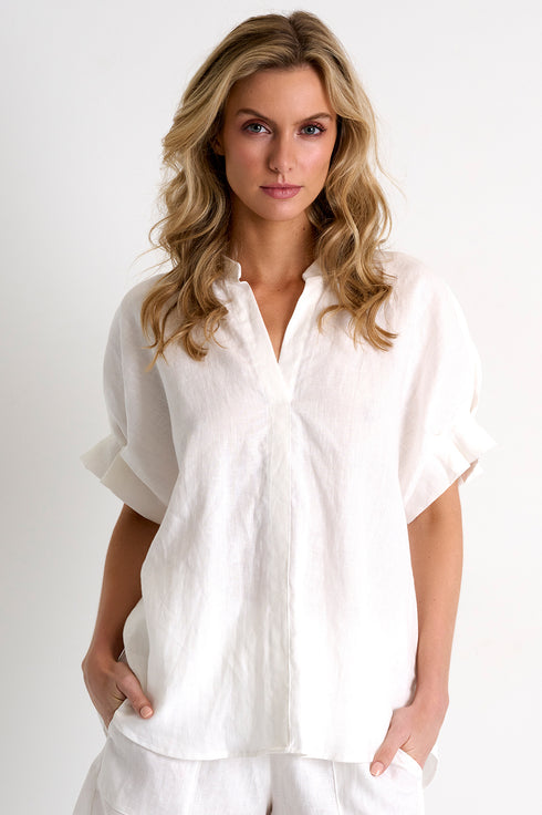Shan Lina Linen tunic top 42536-60-020