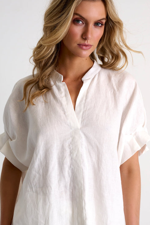 Shan Lina Linen tunic top 42536-60-020