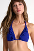 Shan Frederique Triangle Bikini Top With Petal Details - 42540-17-560