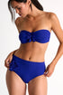 High-Waisted Bikini Bottom 04 / 560 Blue Majorelle