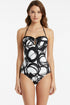 Shan Billy Bandeau One-Piece Swimsuit With Frills