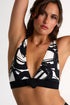 Tuxedo Knot Bikini Top 04 / 952 Luna